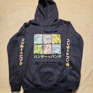 Hunter x Hunter Black Hoodie SZ M Manga Anime Unisex